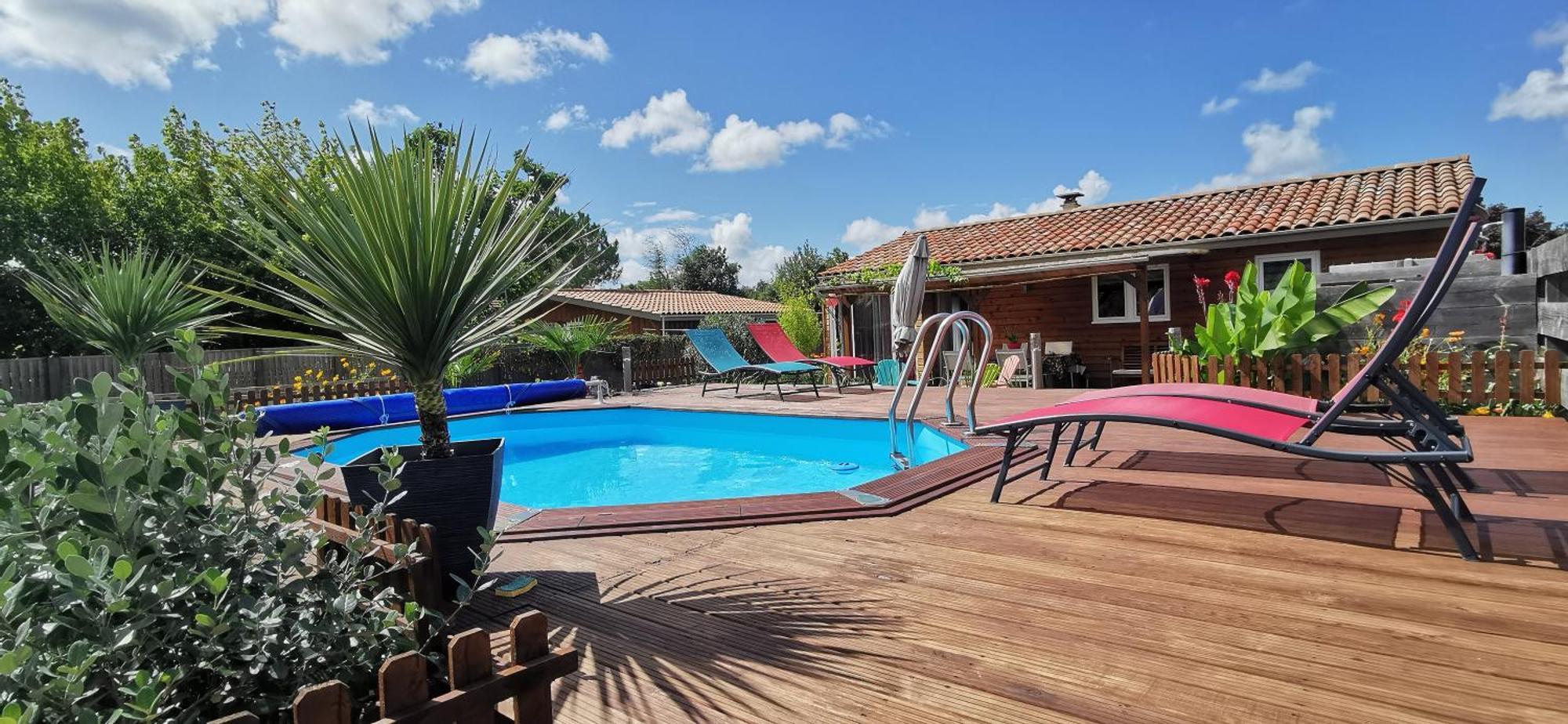 Maison & Piscine Prives,Plages Ocean Et Lac A 10 Kms Linxe Exterior foto