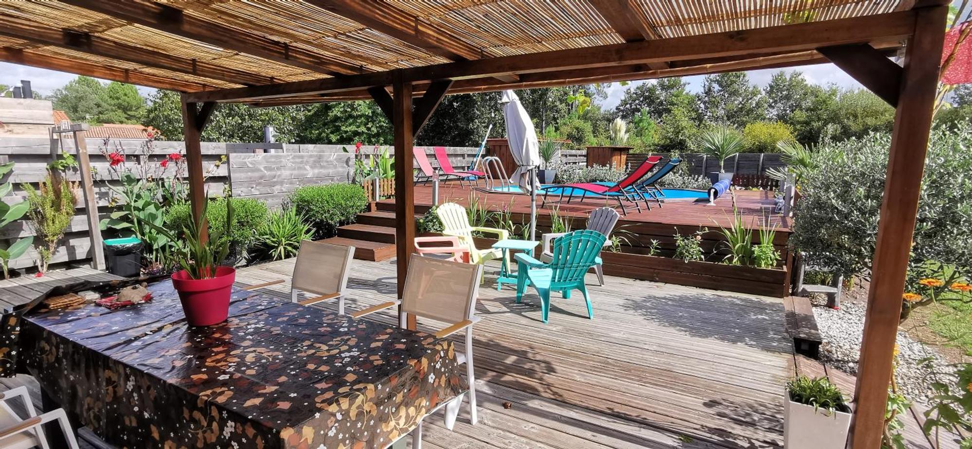 Maison & Piscine Prives,Plages Ocean Et Lac A 10 Kms Linxe Exterior foto